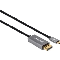 2.00m Manhattan 8K@60Hz USB-C auf DisplayPort 1.4 Adapterkabel 2m