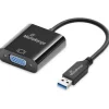 0.20m MediaRange USB-A 3.0 auf VGA(HD15)Video Konverter, sw