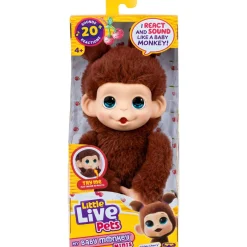 Moose Toys Ltd. Little Live Pets - My Baby Monkey Minis Brown Cherri