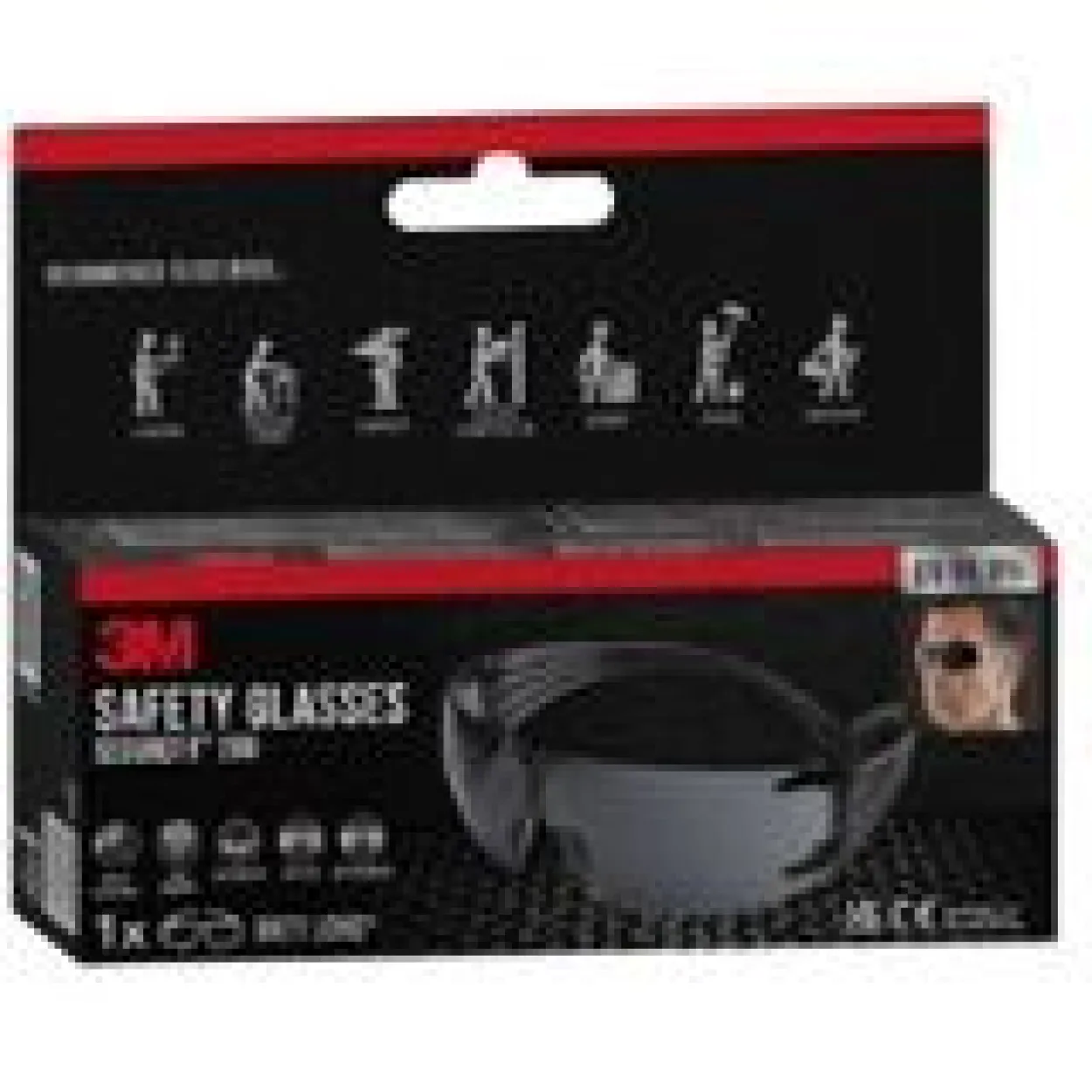 3M Schutzbrille SecureFitÖ 200 grau, 1 St.