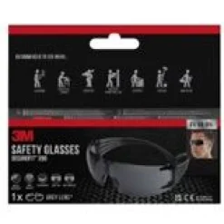 3M Schutzbrille SecureFitÖ 200 grau, 1 St.
