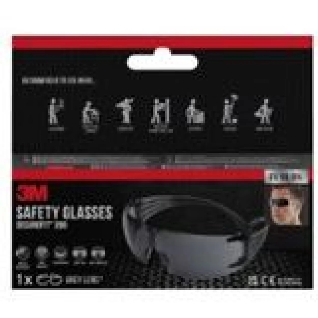 3M Schutzbrille SecureFitÖ 200 grau, 1 St.