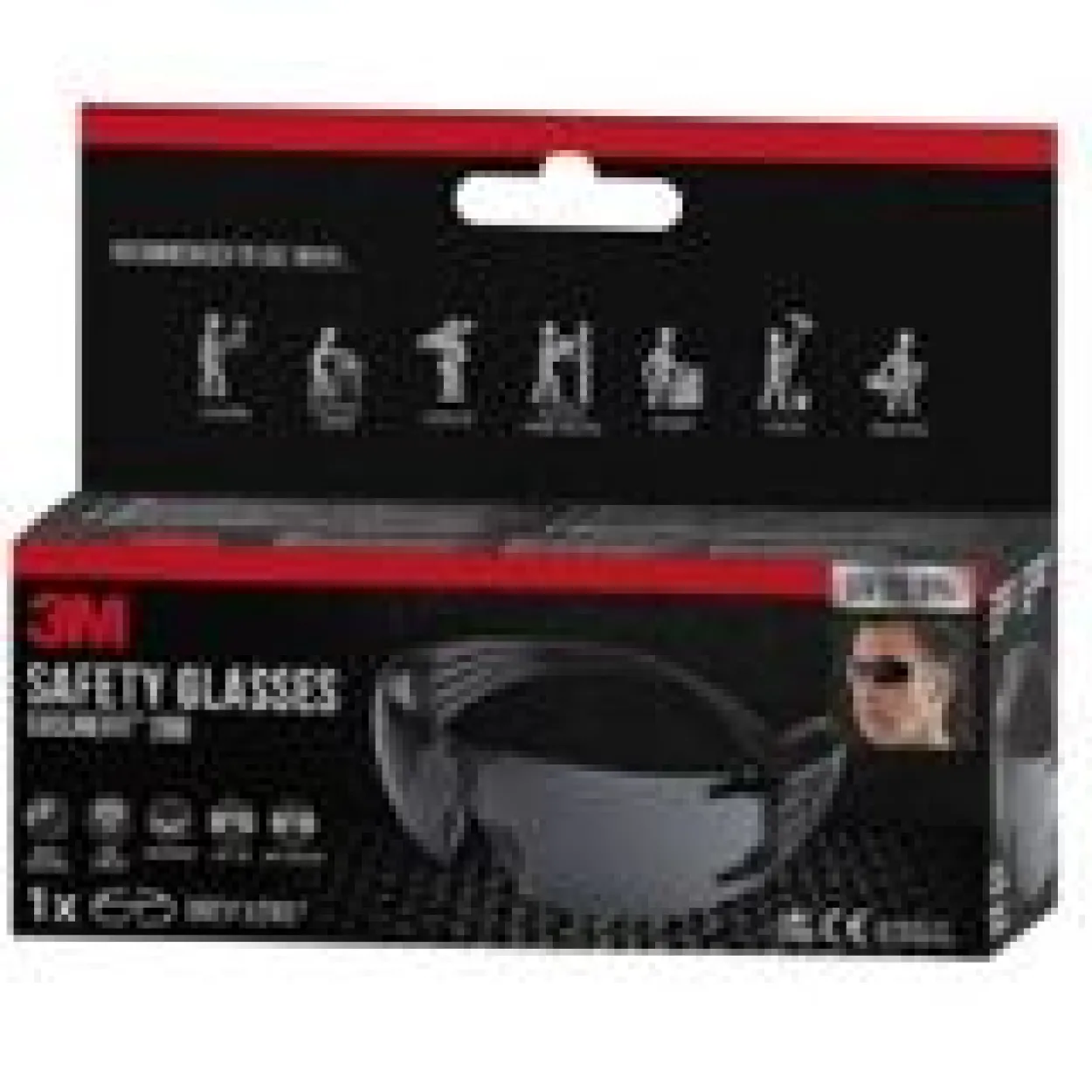 3M Schutzbrille SecureFitÖ 200 grau, 1 St.