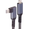 2.00m Shiverpeaks USB-C Ladekabel 3.2 90? 100W PD Textil