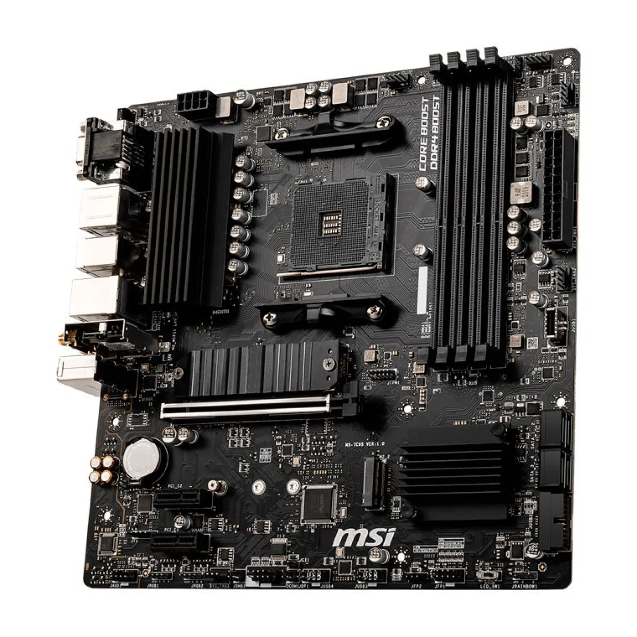 MSI B550M PRO-VDH WIFI AMD B550 So.AM4 Dual Channel DDR4 mATX Retail