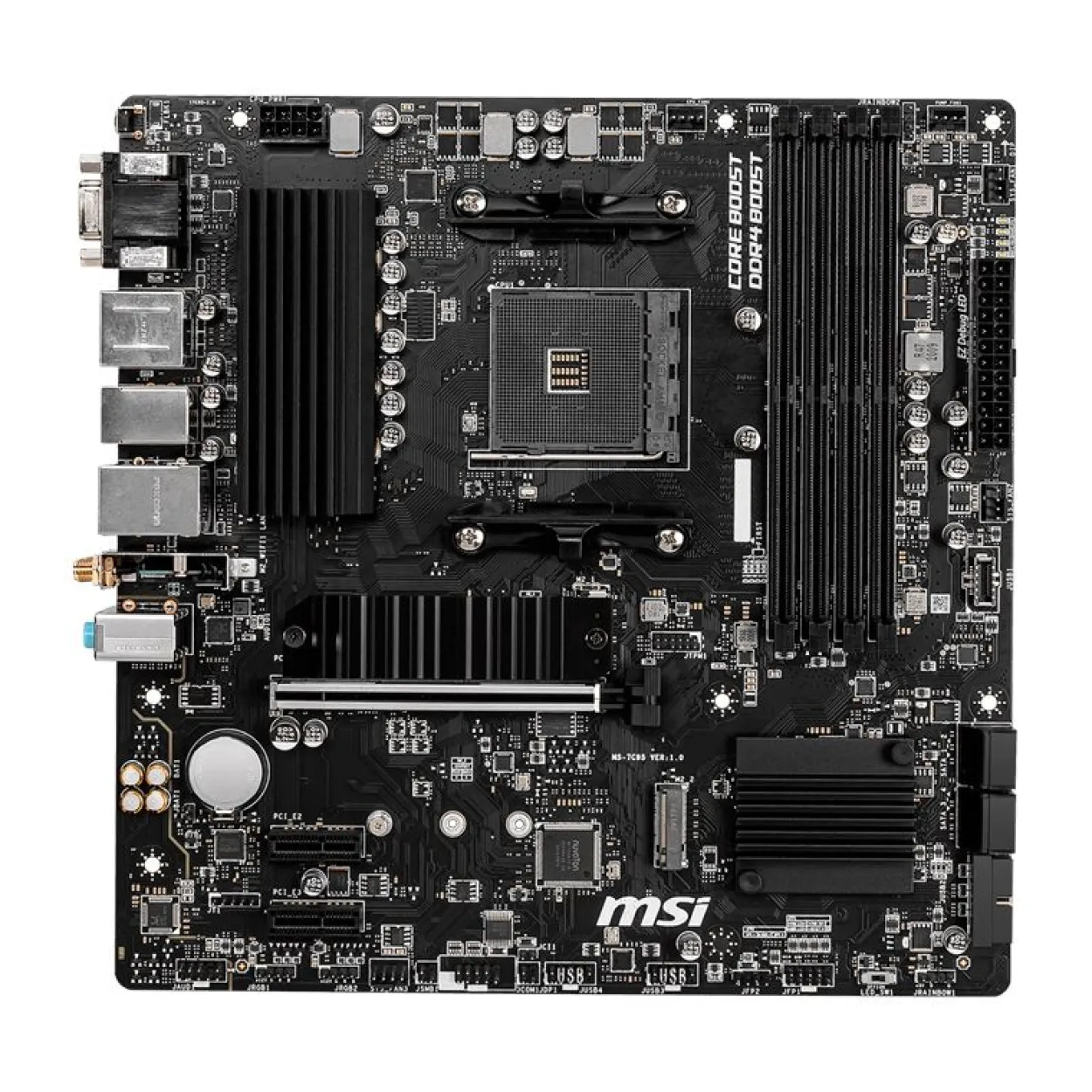 MSI B550M PRO-VDH WIFI AMD B550 So.AM4 Dual Channel DDR4 mATX Retail