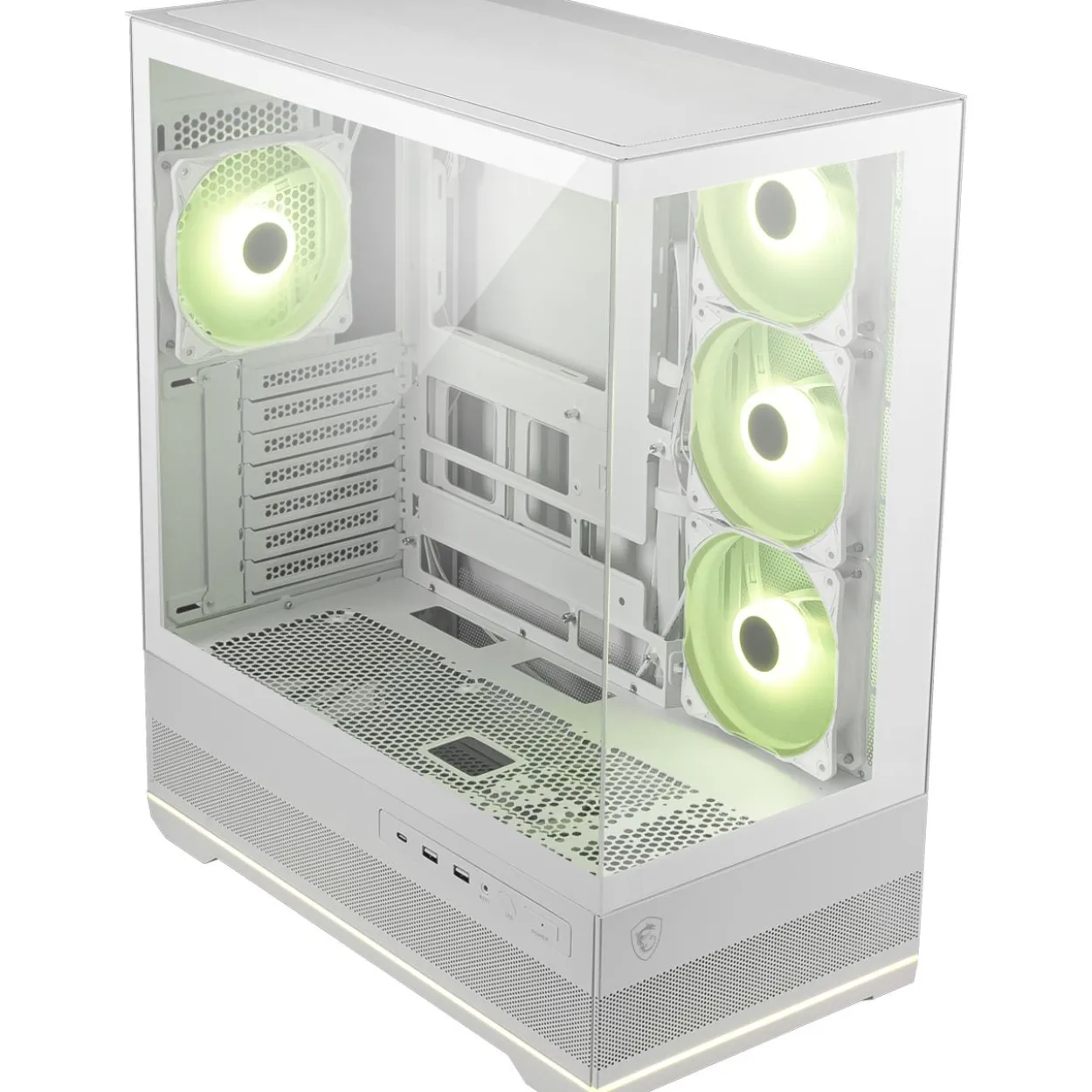 MSI MAG PANO 110R PZ Midi Tower ohne Netzteil weiss