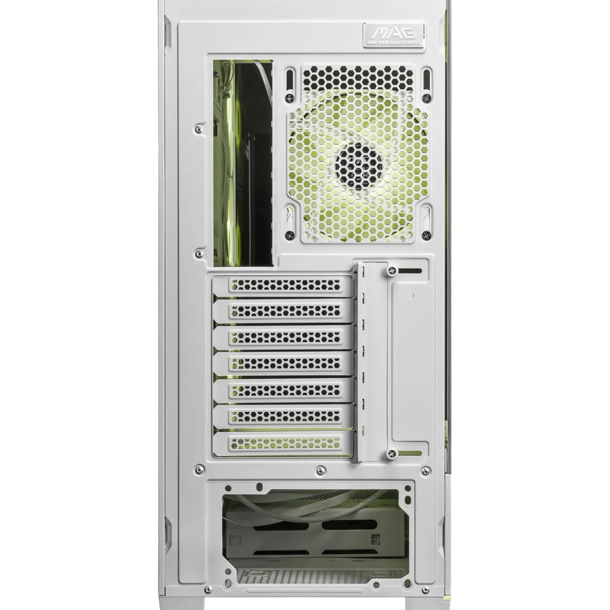 MSI MAG PANO 110R PZ Midi Tower ohne Netzteil weiss