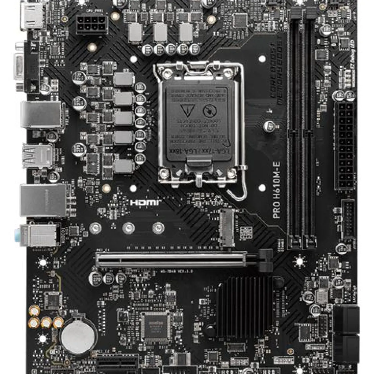 MSI PRO H610M-E Intel H610 So.1700 DDR5 mATX Retail