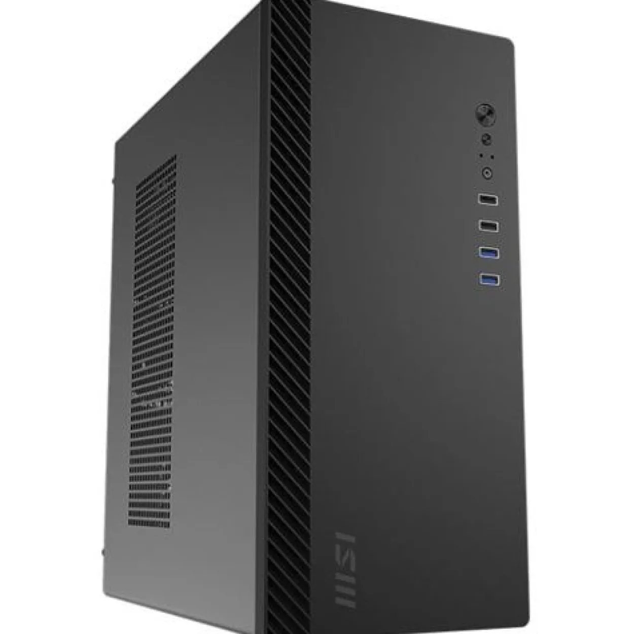 MSI PRO Shield M100P Mini Tower ohne Netzteil schwarz