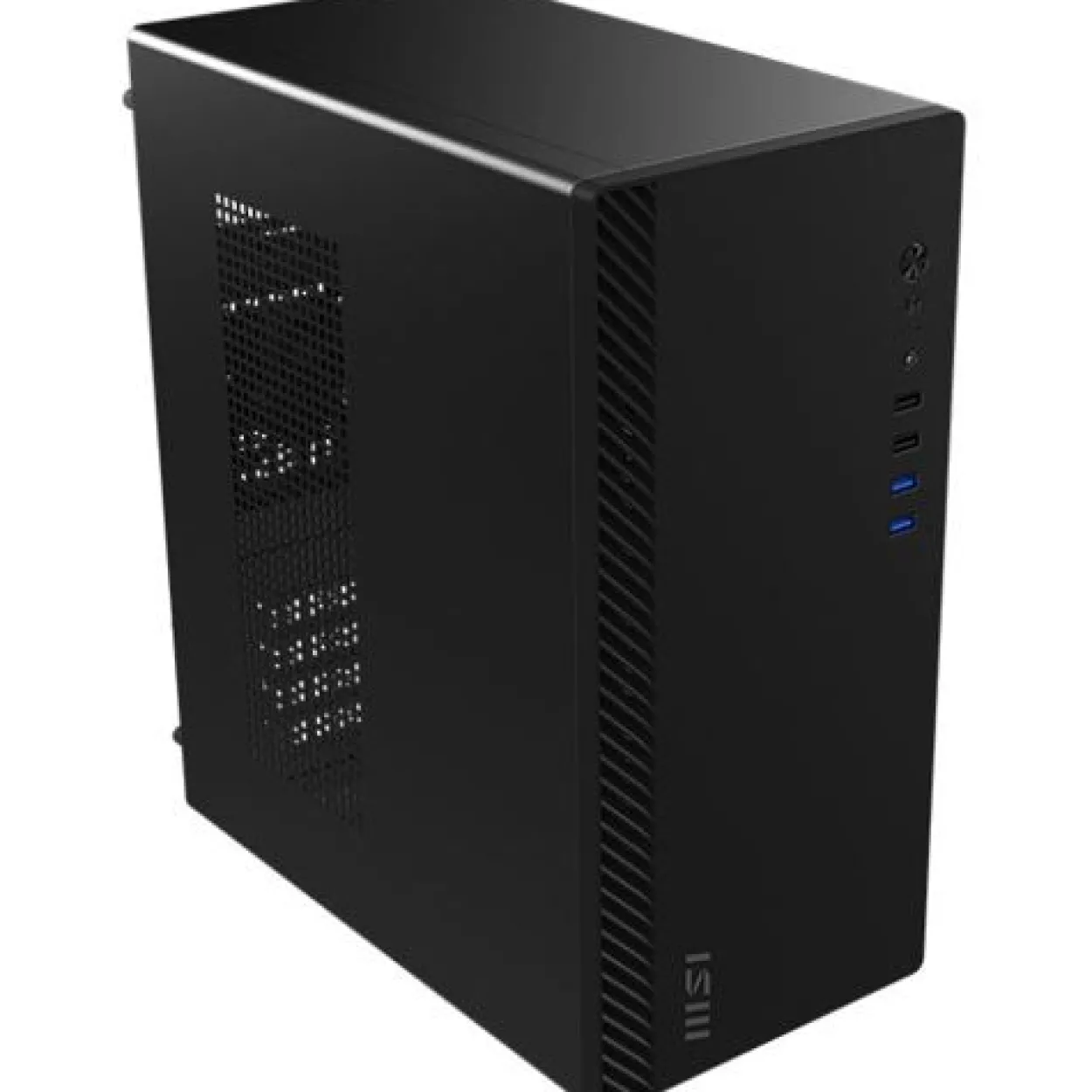 MSI PRO Shield M100P Mini Tower ohne Netzteil schwarz