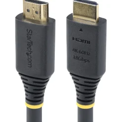 5.00m Startech Premium Zertifiziertes High Speed HDMI Kabel 4K 60Hz/1440p 144Hz 18Gbps UHD HDMI 2.0 Arc Kabel TV/PC