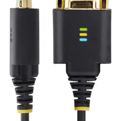 0.30m StarTech USB to Null Modem Serial Adapter Cable, FTDI, RS232 - Kabel USB / seriell - USB zu DB-9