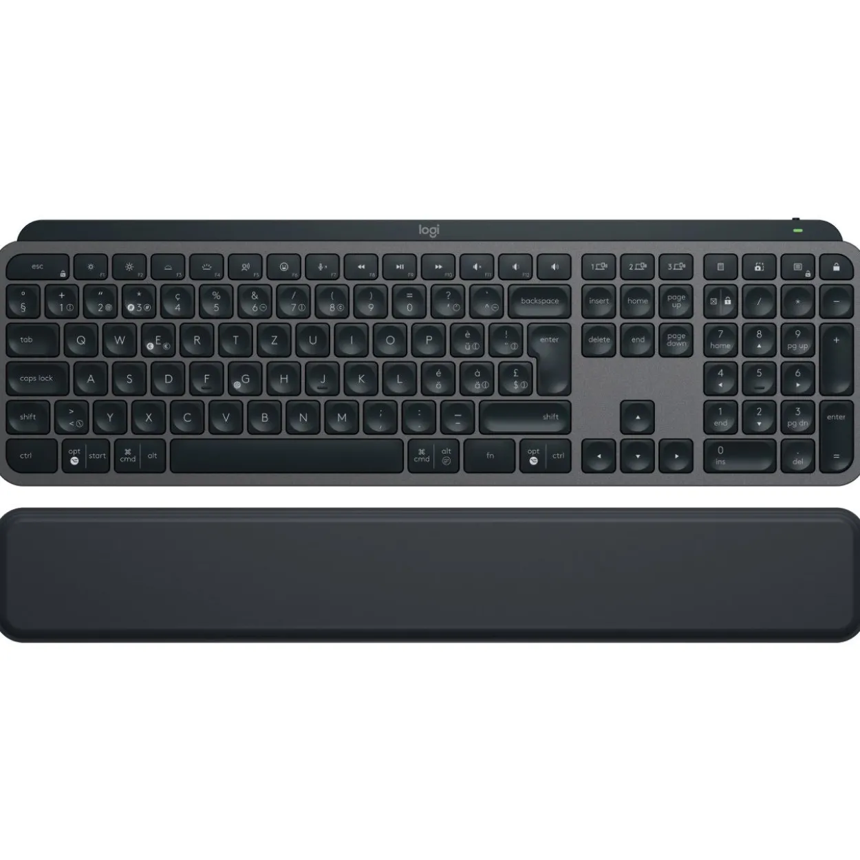 MX LOGITECH MX KEYS S Plus- GRAPHITE - CH - BT