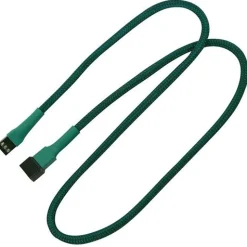 Nanoxia 60 cm grünes Verlängerungskabel für 3-Pin Molex (NX3PV60G)