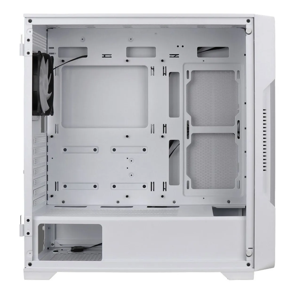 Nanoxia DS-9 ARGB Airflow Midi Tower ohne Netzteil weiss
