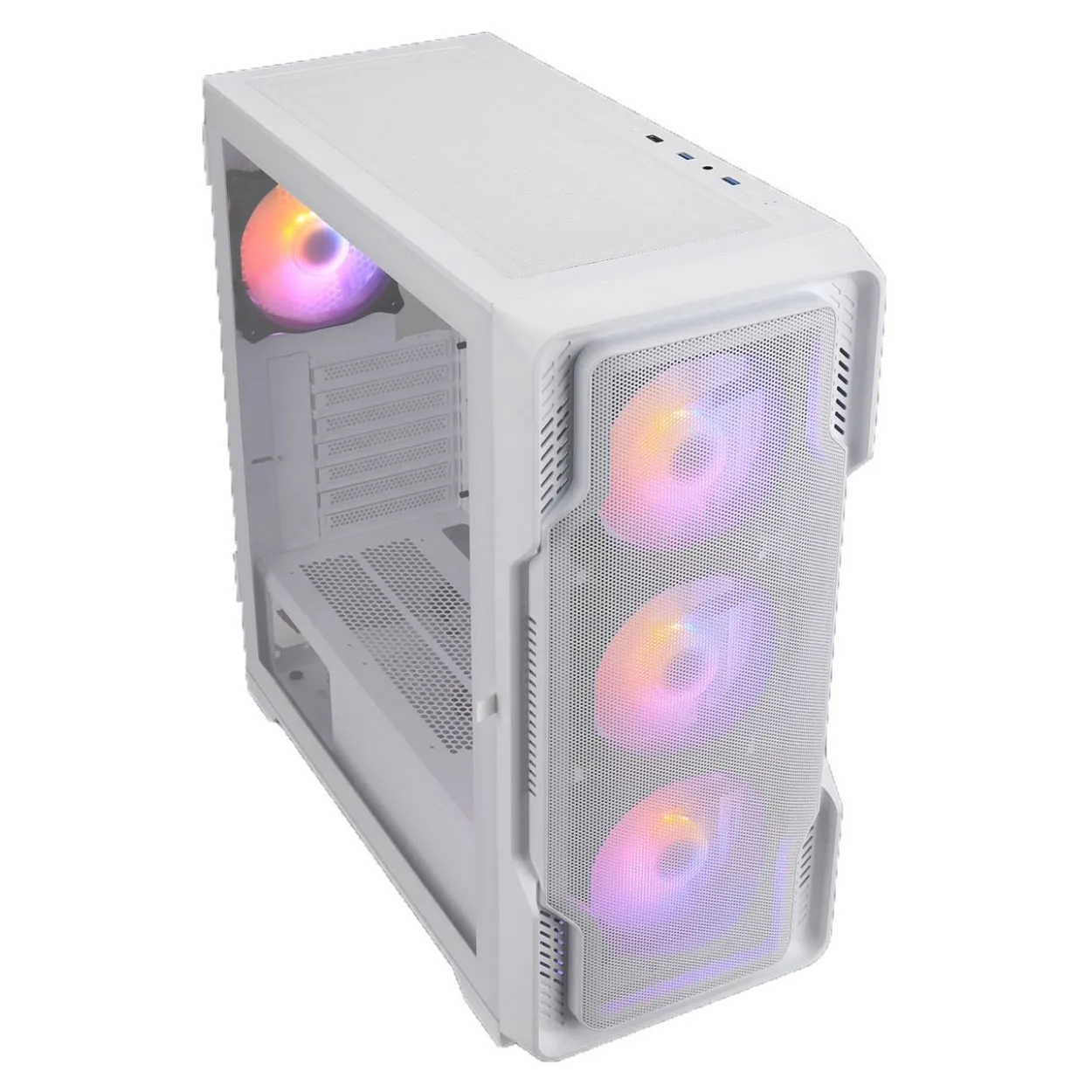 Nanoxia DS-9 ARGB Airflow Midi Tower ohne Netzteil weiss