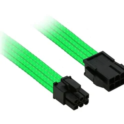 Nanoxia 6er PCI-E Verlängerung 30 cm neon-grün