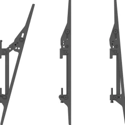 Neomounts by Newstar Menuboard Wall mount for three 81,28cm 32Zoll-139,7cm 55Zoll/165,1cm 65Zoll Screens - Black