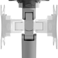 NEOMOUNTS Next Slim Desk Mount Single Display topfix clamp and grommet silber