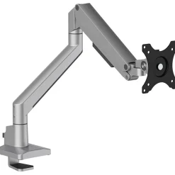 NEOMOUNTS Next Slim Desk Mount Single Display topfix clamp and grommet silber