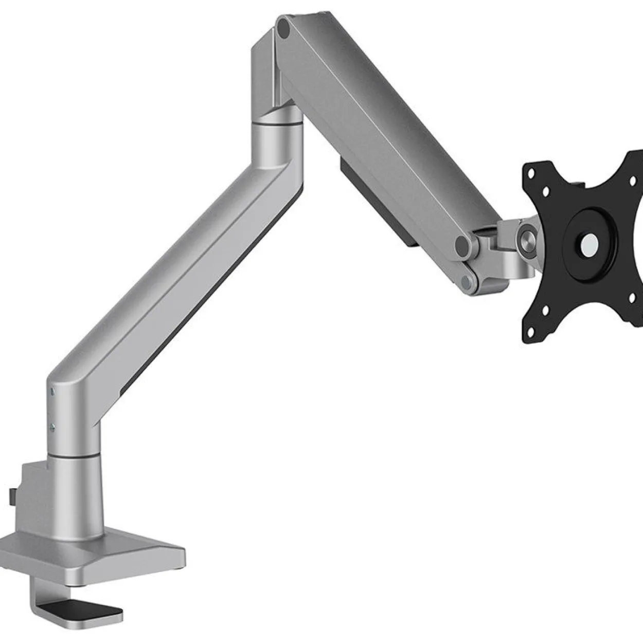 NEOMOUNTS Next Slim Desk Mount Single Display topfix clamp and grommet silber