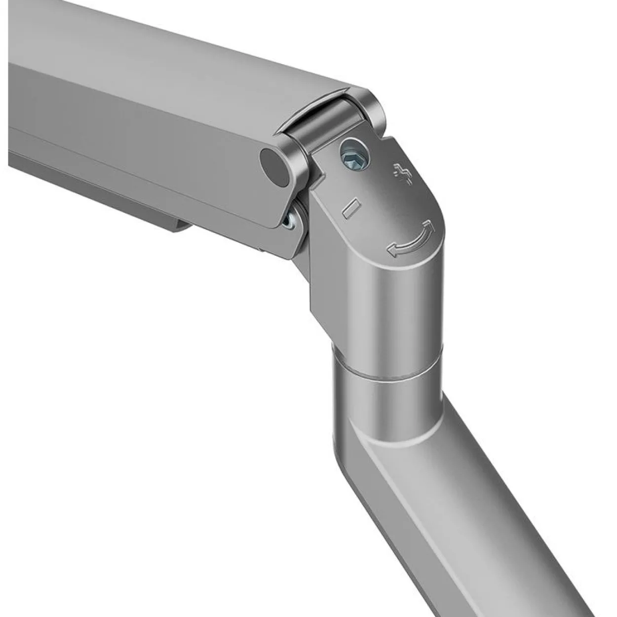 NEOMOUNTS Next Slim Desk Mount Single Display topfix clamp and grommet silber
