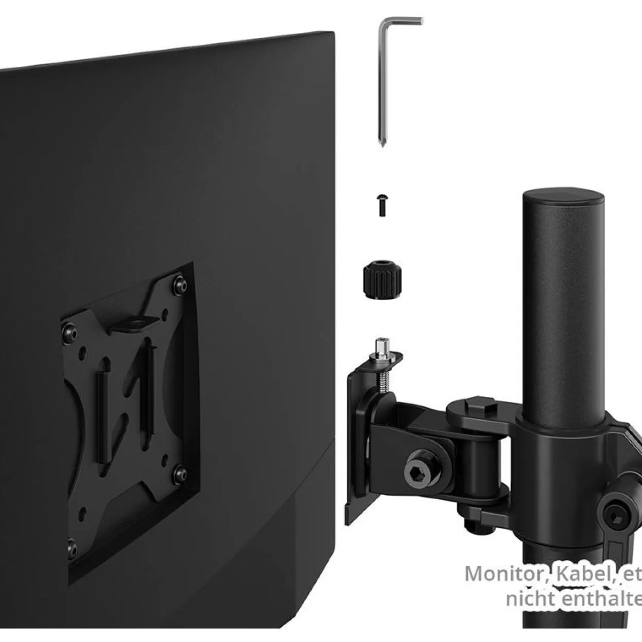 Neomounts Tischfuss 10"-32" 2TFT schwarz Max.9KG