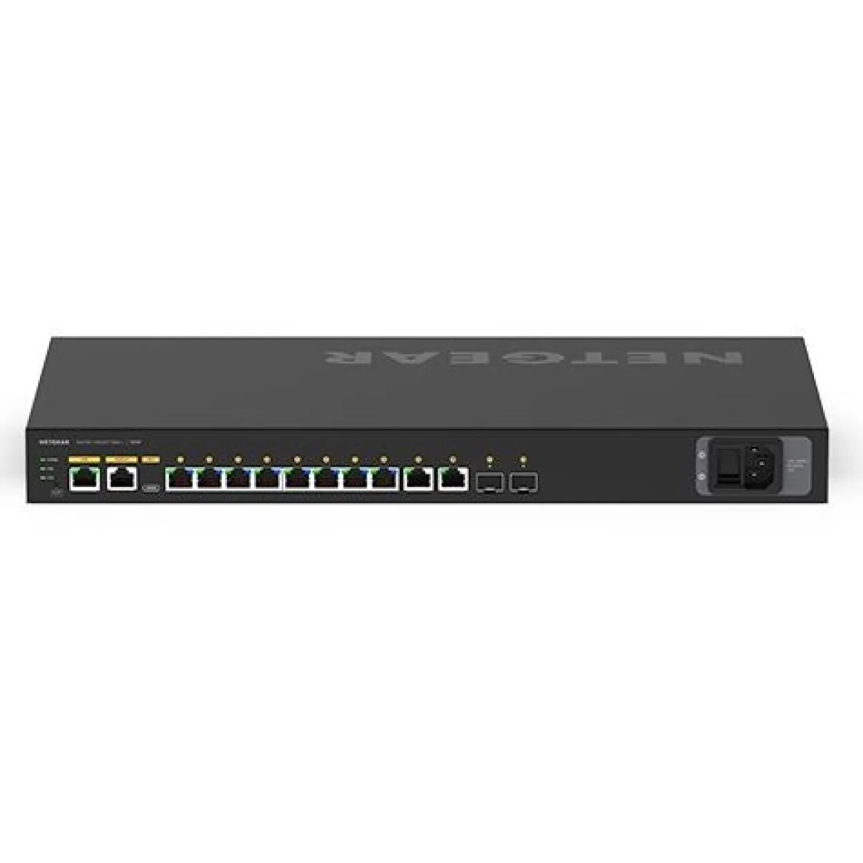 Netgear AV Line M4250 Rackmount Gigabit Managed Switch, 10x RJ-45, 2x SFP+, 720W PoE++ (M4250-10G2XF-PoE++/GSM4212UX-100)