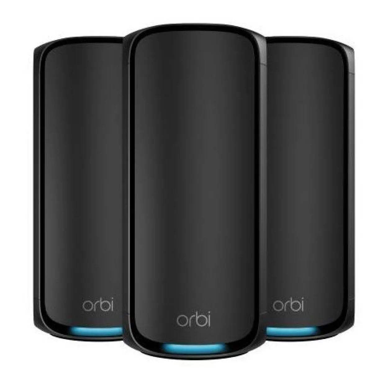 NETGEAR ORBI 970 MESH-WIFI-7-SET OF 3 QUAD-BAND-MESH BLACK