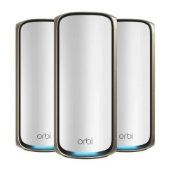 NETGEAR ORBI 970 MESH-WIFI-7-SET OF 3 QUAD-BAND-MESH WHITE