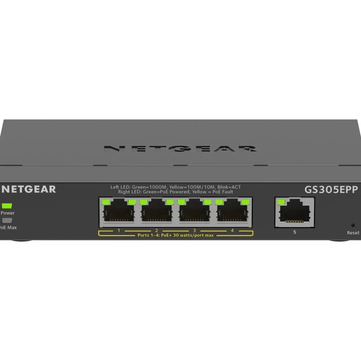 Netgear 5Port Switch 10/100/1000 GS305EPP