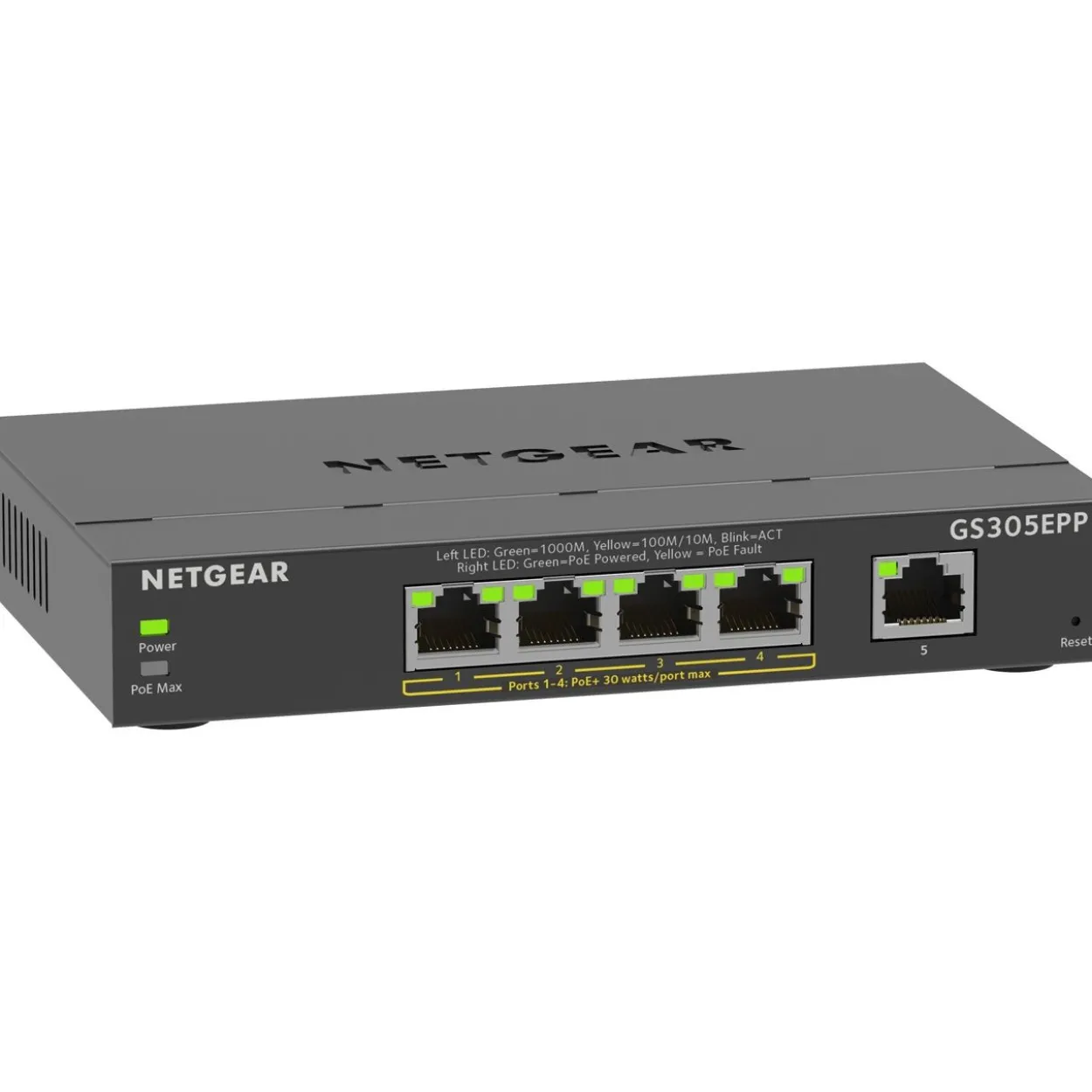 Netgear 5Port Switch 10/100/1000 GS305EPP