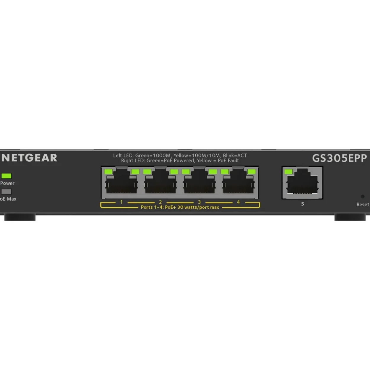 Netgear 5Port Switch 10/100/1000 GS305EPP