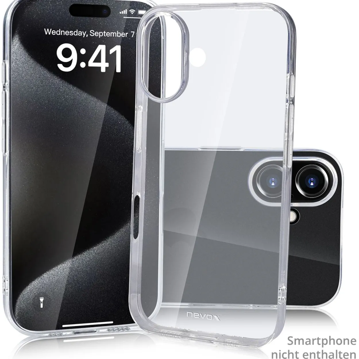 Nevox StyleShell Flex iPhone 16 Plus transparent