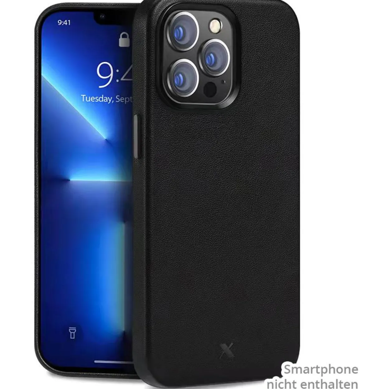 Nevox StyleShell PRO MagSafe Leder iPhone 16 Pro schwarz