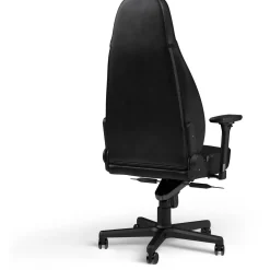 noblechairs ICON Echtleder Gaming Stuhl - schwarz/schwarz