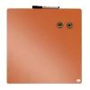 nobo Magnettafel beschreibbar 36,0 x 36,0 cm orange