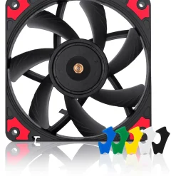 Noctua NF-A12x15 PWM chromax.black.swap 120x120x15mm 450-1850 U/min 23.9 dB(A) schwarz