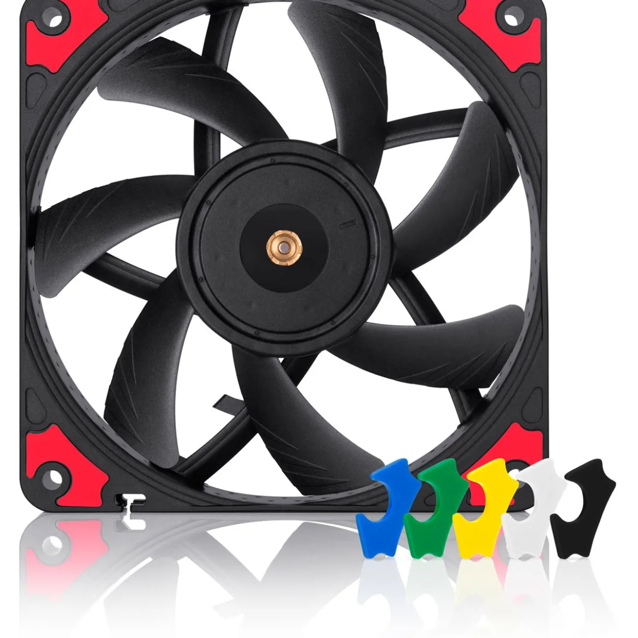 Noctua NF-A12x15 PWM chromax.black.swap 120x120x15mm 450-1850 U/min 23.9 dB(A) schwarz