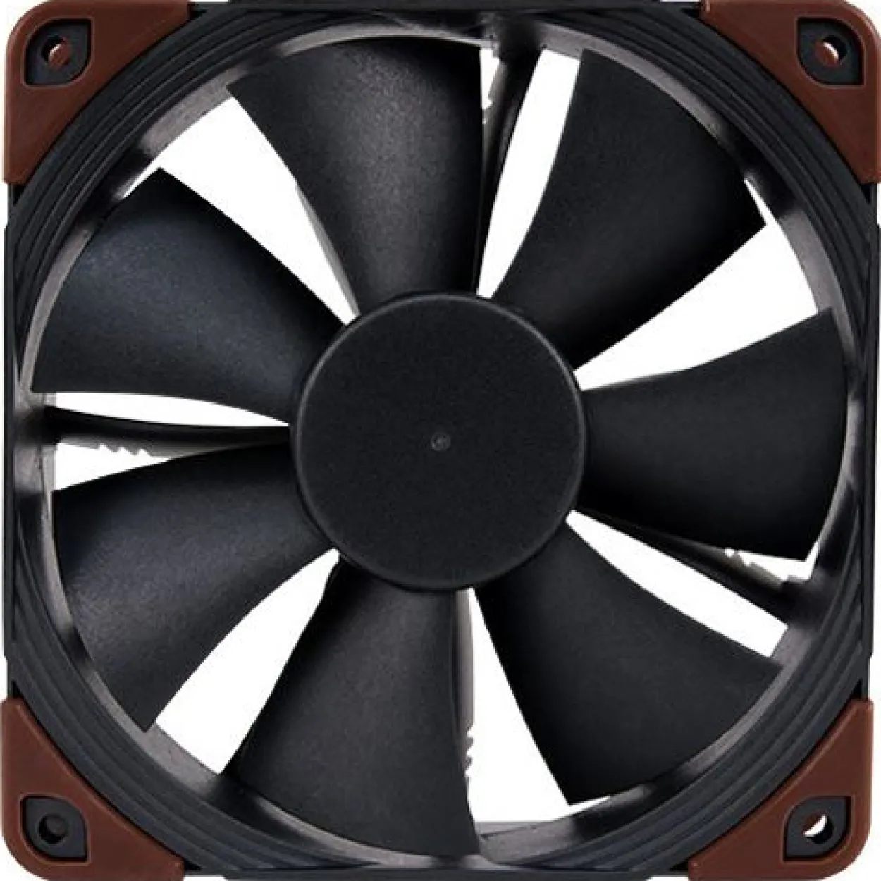 Noctua NF-F12 industrialPPC-2000 IP67 PWM 120x120x25mm 2000 U/min 29.7 dB(A) schwarz/braun