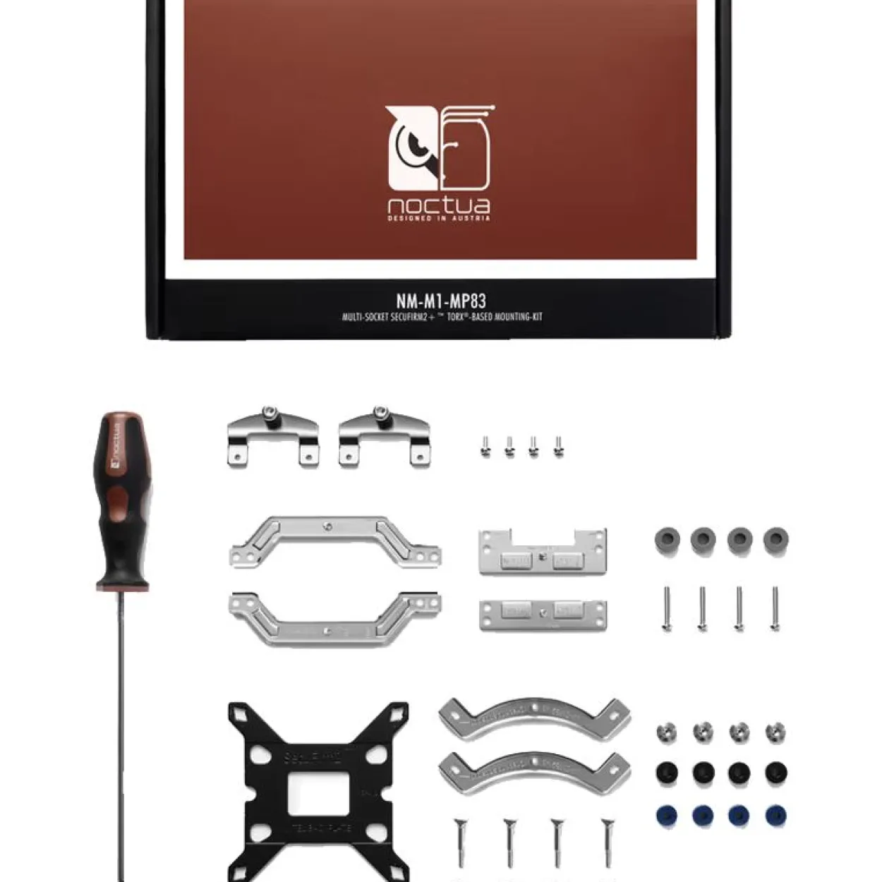 Noctua NM-M1-MP83, Befestigung/Montage (silber)