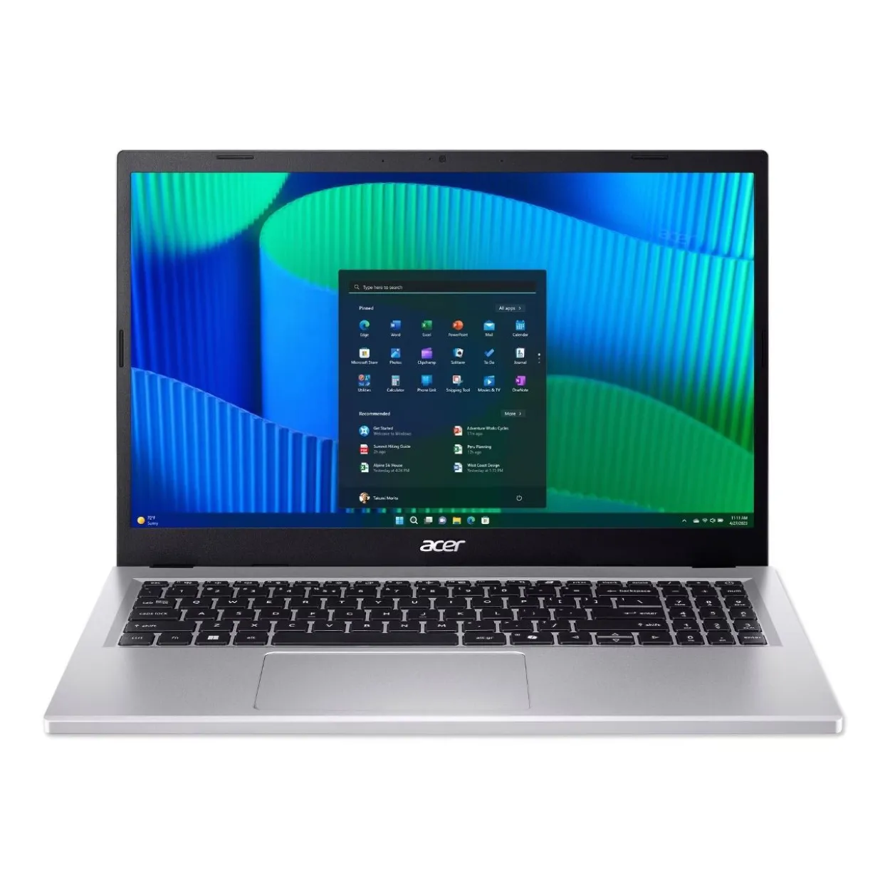 Notebook 15.6" (39,62cm) Acer Extensa 15 FHD 16:9 i3-1315U 8GB 256GBSSD W11EDU