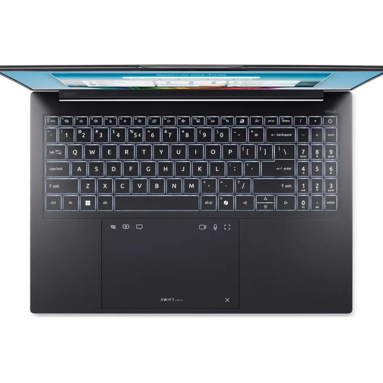 Notebook 16" (40,64cm) Acer Swift Go 16 AI OLED U7-355 16GB 512GB SSD W11H