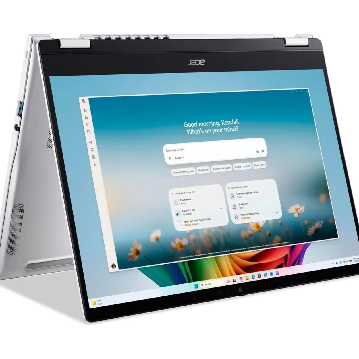 Notebook 14" (35,56cm) Acer Swift Spin 14 U7-355 16/512 W11H