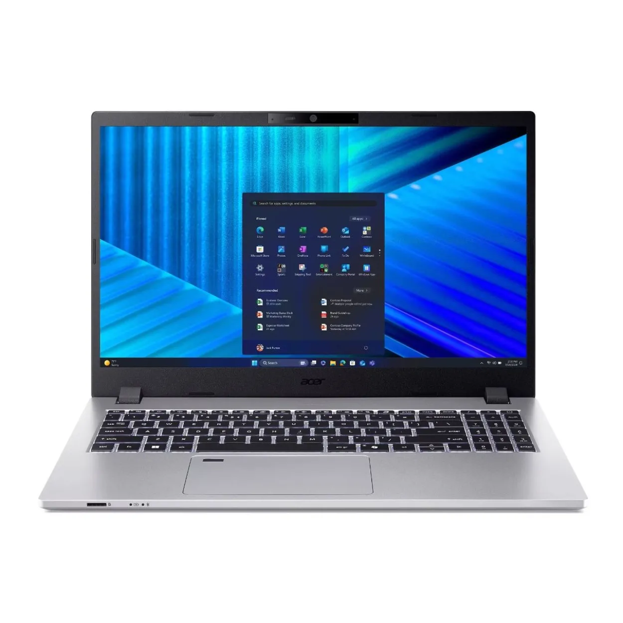 Notebook 15.6" (39,62cm) Acer TravelMate P2 FHD 5-125H 16GB 512GBSSD W11P