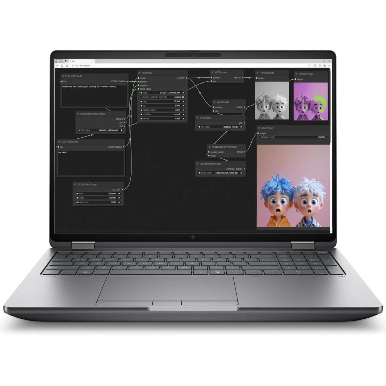Notebook 16" (40,64cm) HP ZBook Fury 16 G1I U9-285HX AG 2.5K 2TB 64GB W11P 3000