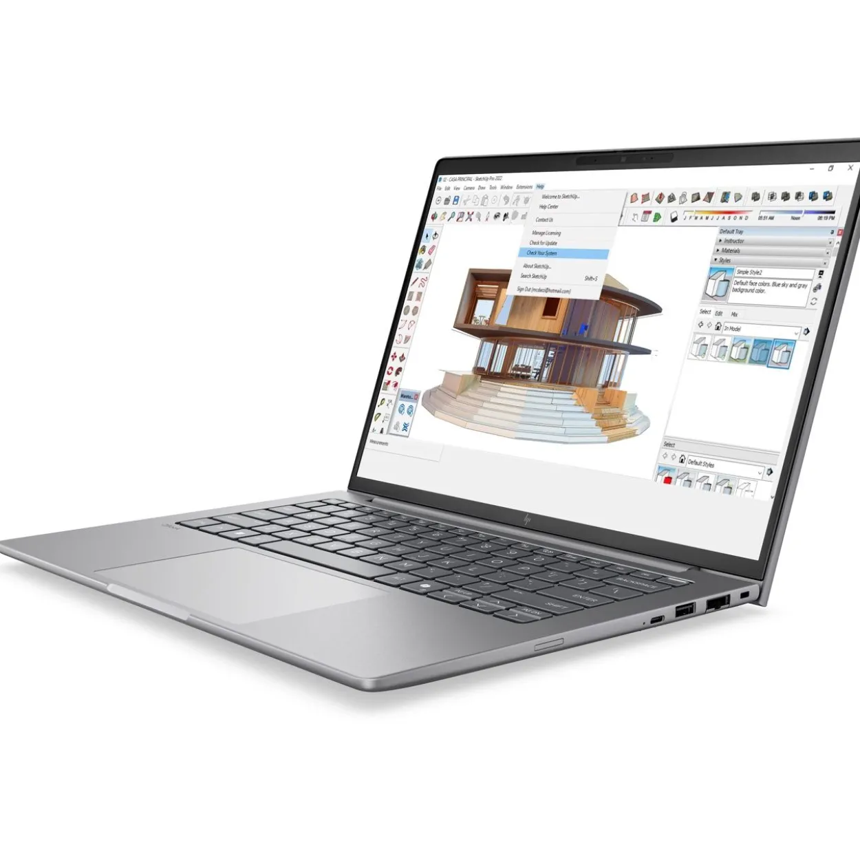 Notebook 14" (35,56cm) HP ZBook 8 G2A 14 RA7 P450 14AG WUXGA 48GB 1TB SV W11