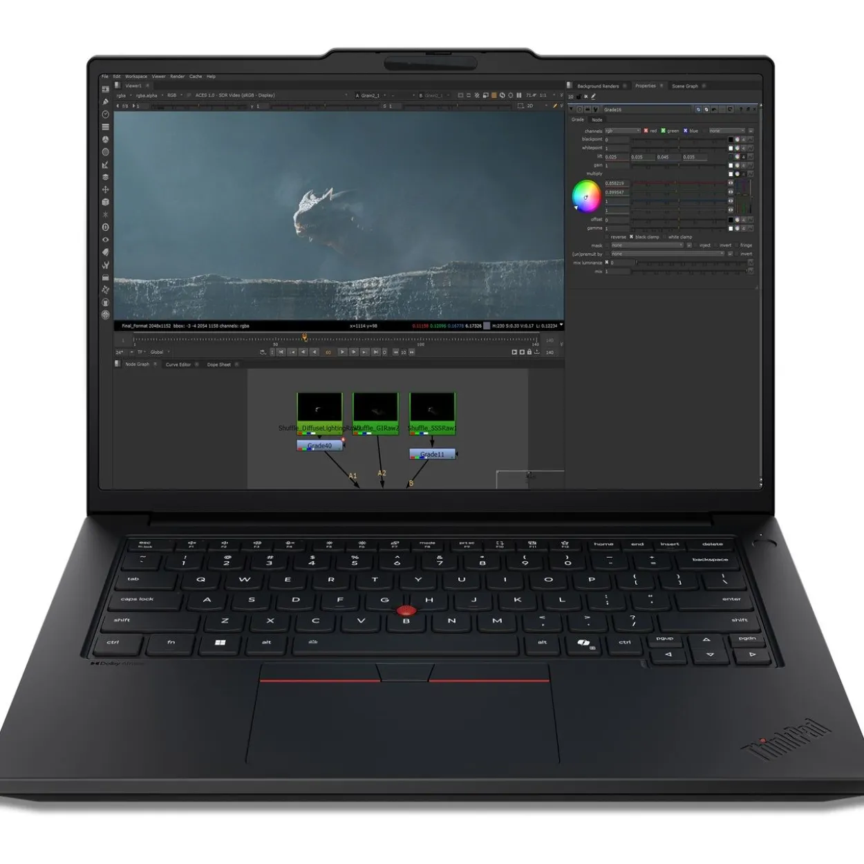 Notebook 14.5"(36,83cm) LENOVO P14S G7 CU7-366H 32GB