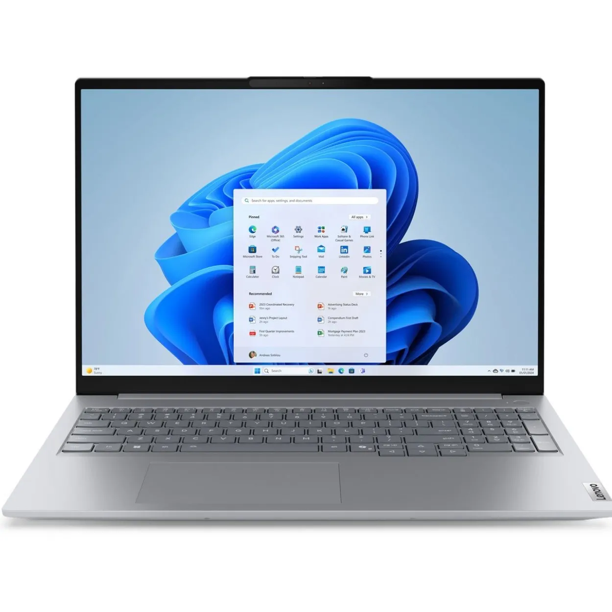 Notebook 16" (40,64cm) Lenovo ThinkBook 16 G8 Ultra5 135H 16/512 WUXGA W11P